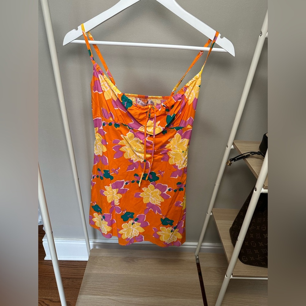 Hello Molly Orange Dress, Beach Dress
